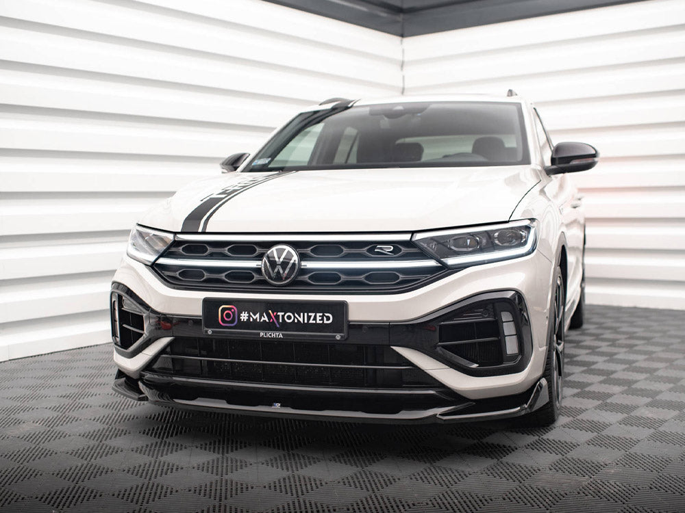 MAXTON DESIGN FRONT SPLITTER V.2 VOLKSWAGEN T-ROC R / R-LINE MK1 FACELIFT — photo 2
