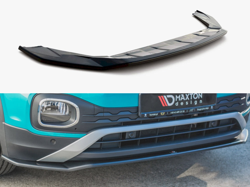 MAXTON DESIGN FRONT SPLITTER VOLKSWAGEN T-CROSS — photo 1
