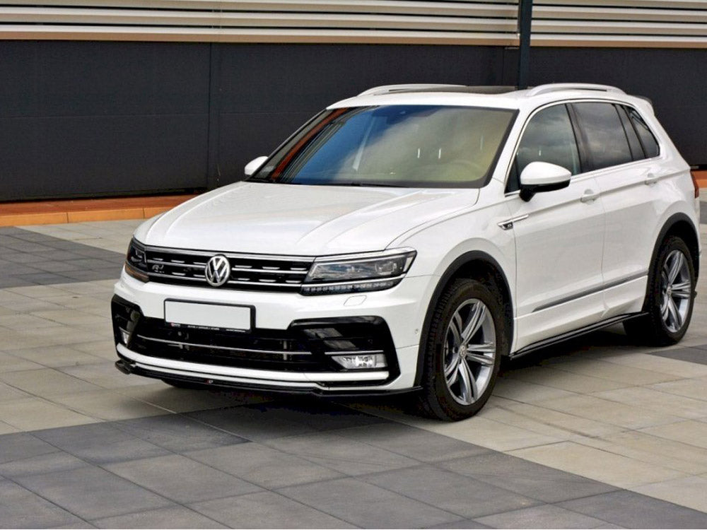 Maxton Design Front Splitter V.1 VW Tiguan Mk2 R-Line 2015-2019 — photo 1