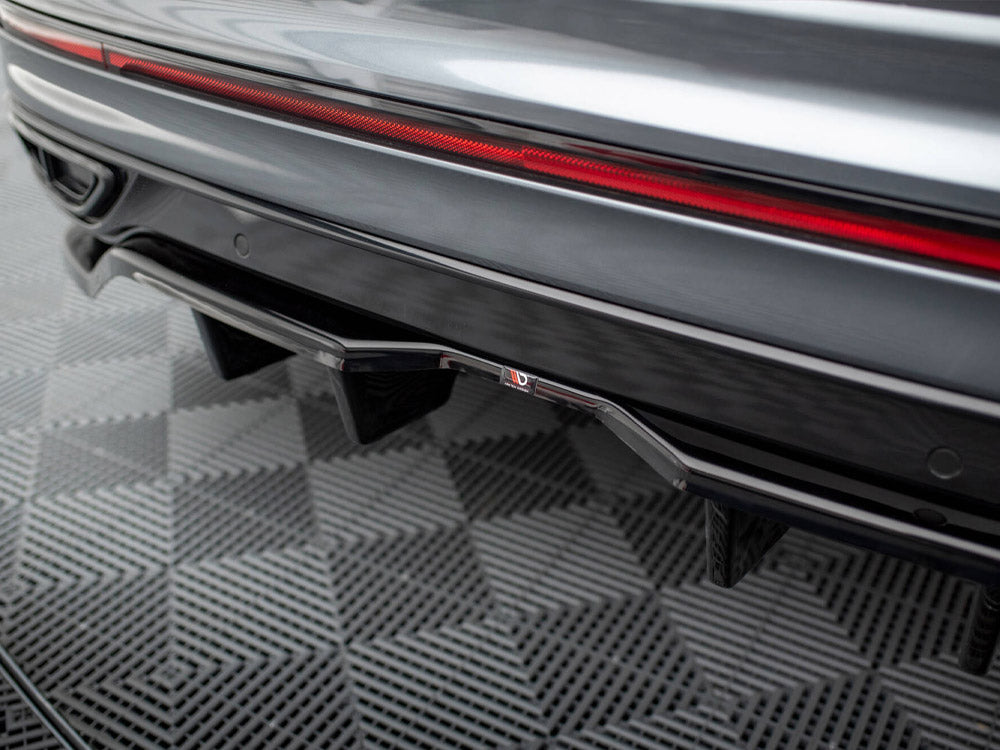MAXTON DESIGN REAR SPLITTER VERTICAL BARS VOLKSWAGEN TIGUAN ALLSPACE R-LINE MK2 FACELIFT — photo 4