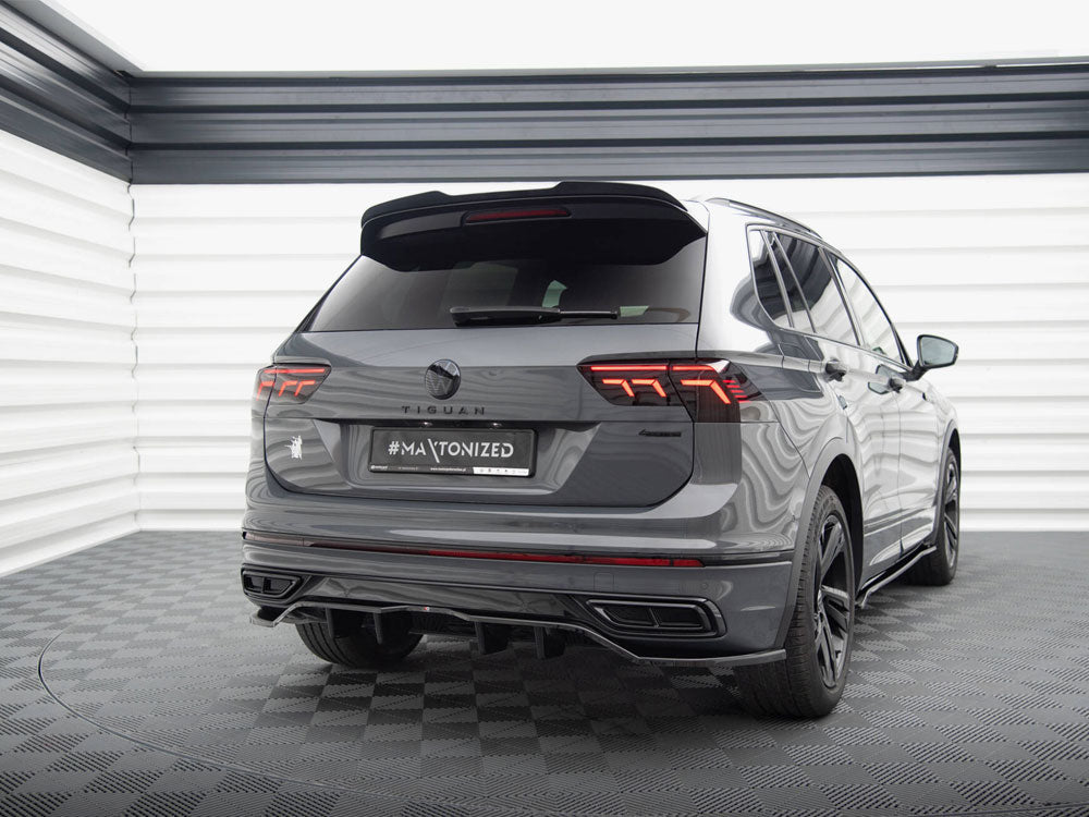 MAXTON DESIGN REAR SPLITTER VERTICAL BARS VOLKSWAGEN TIGUAN R-LINE MK2 FACELIFT — photo 2