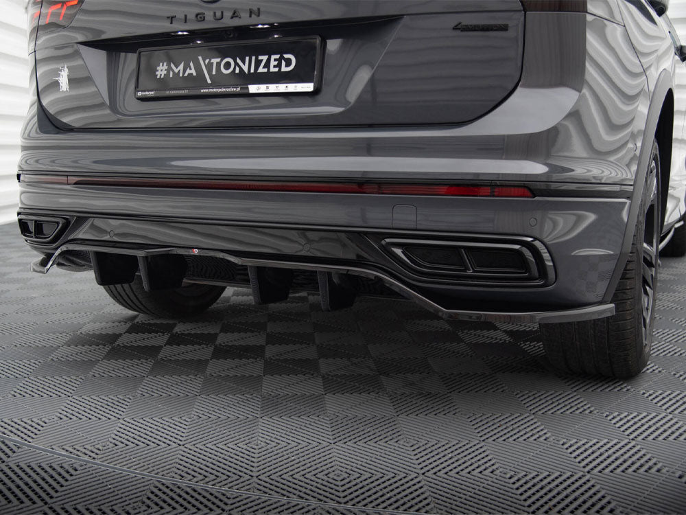 MAXTON DESIGN REAR SPLITTER VERTICAL BARS VOLKSWAGEN TIGUAN R-LINE MK2 FACELIFT — photo 4