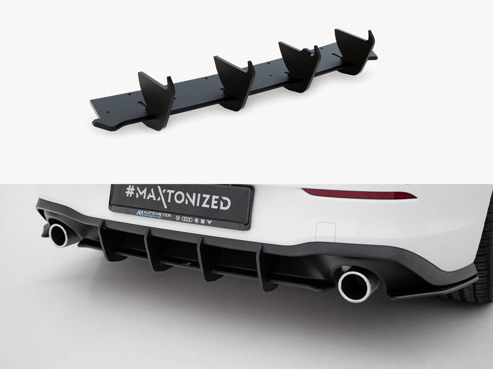 MAXTON DESIGN RACING DURABILITY REAR DIFFUSER V.1 VOLKSWAGEN GOLF 8 GTI — photo 1