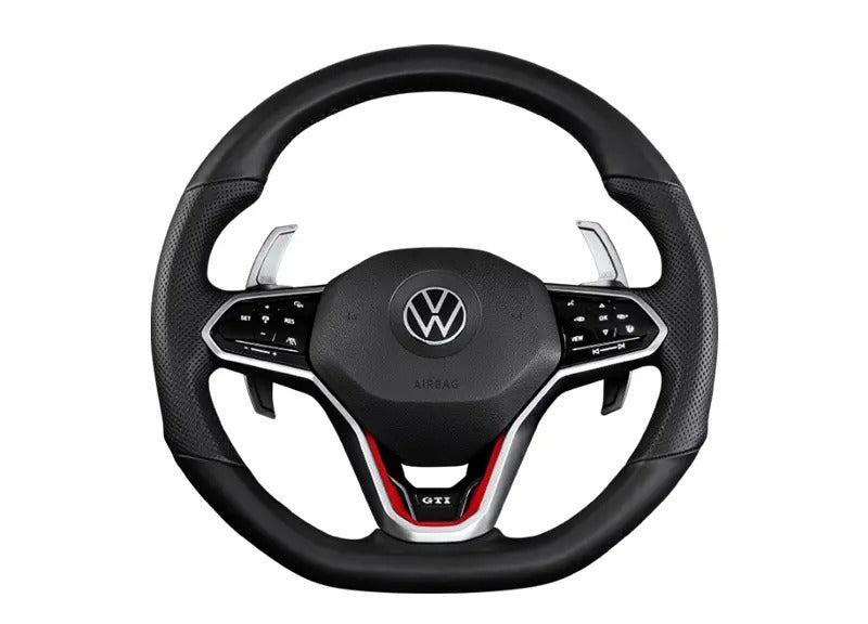 Leyo Motorsport VW Mk8 Paddles (Silver) - PGT004S - installed example
