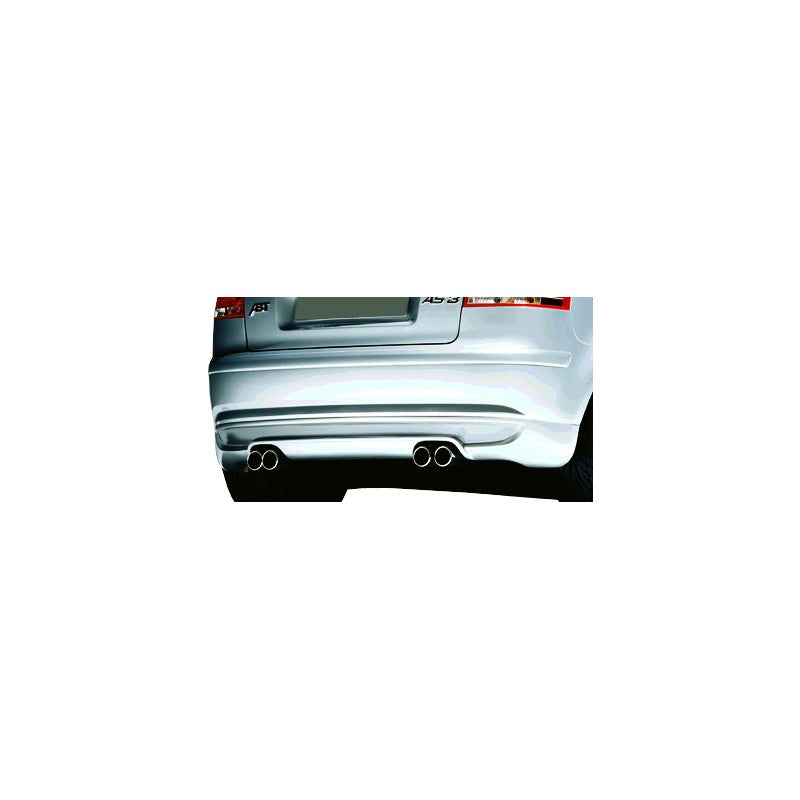 A3 8P1 04-08 5D sportsback A-style rear diffuser