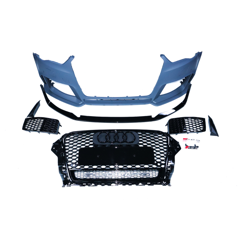 A3 8V1 13-16 Hatch RS-style front bumper w/grille