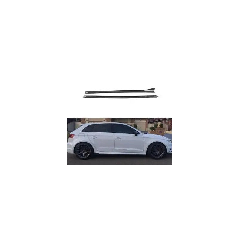 A3 8V 13-20 carbon fiber side skirts