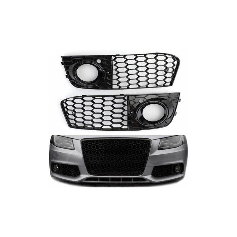 A4 B8 08-11 RS style foglamp grille