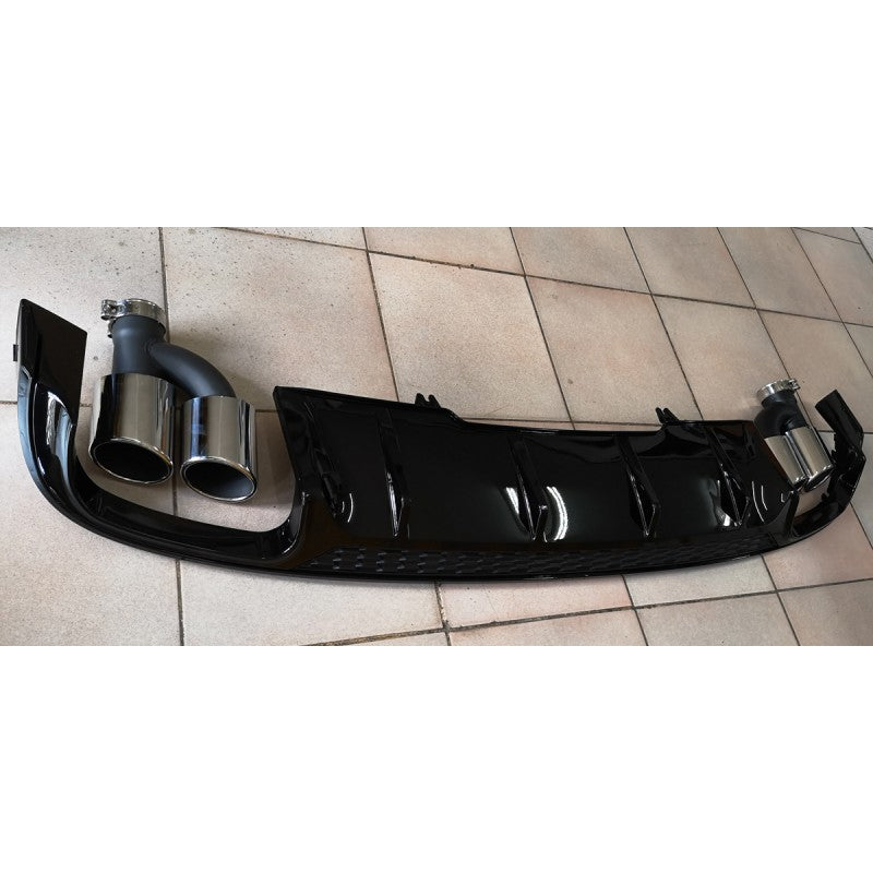 A4 B9 16-19 non S-line diffuser w/tailpipe