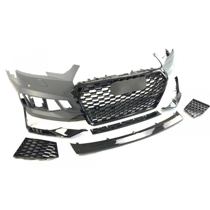 A4 B9 16-19 RS style front bumper w/grille w/badge
