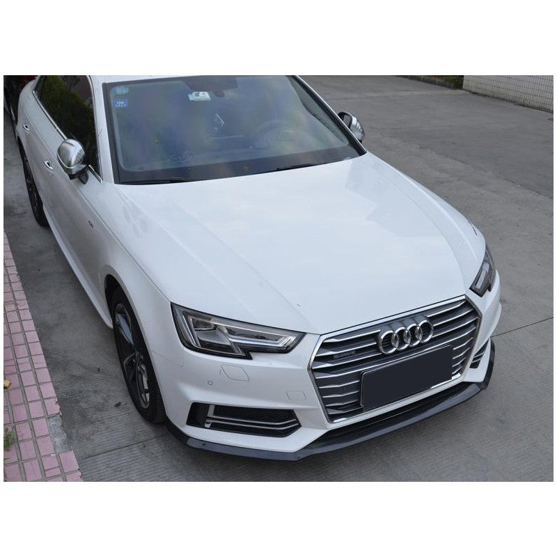 A4 B9 16-19 S-line MX style carbon fiber front lip