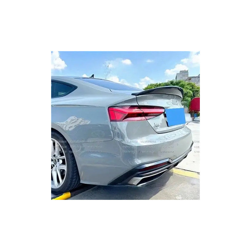 A5 B9 16+ 2D HK style carbon fiber boot spoiler