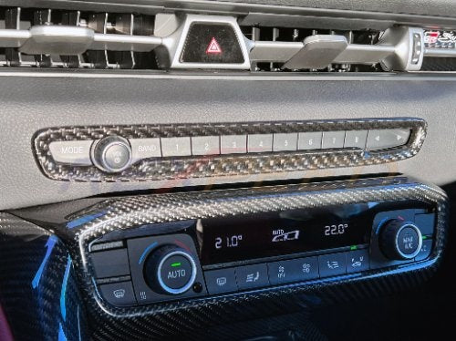 Supra GR 2020+ Dry Carbon Central Volume CD Switch Panel Trim Cover