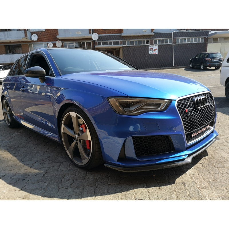 A3 8V1 13-16 RS3 carbon fiber front lip
