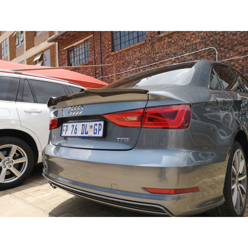 A3 8V 13-20 M4 style carbon fiber boot spoiler
