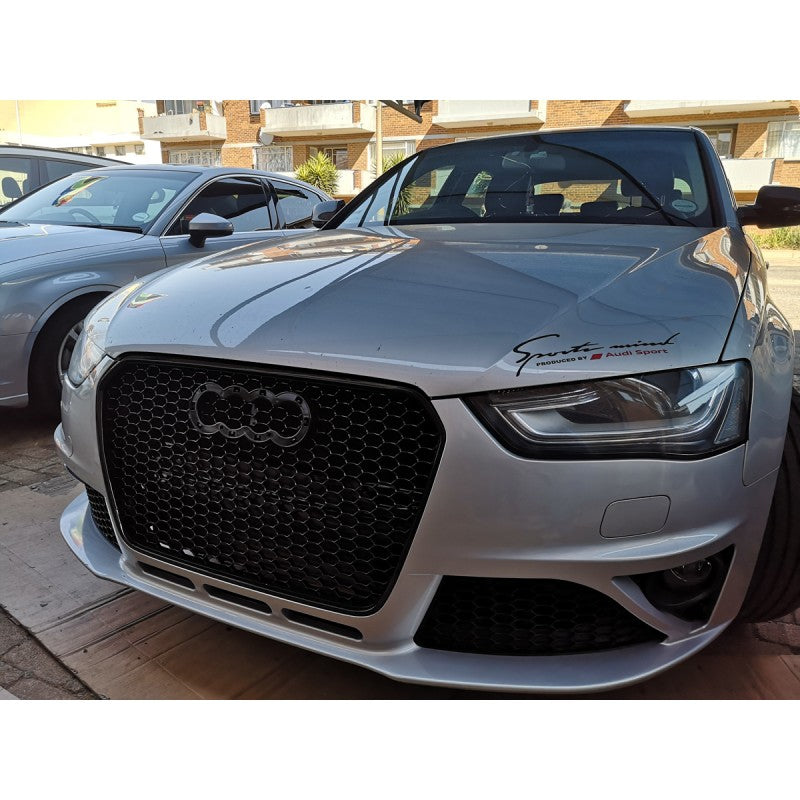 A4 B8.5 12-15 RS style front bumper w/foglamp