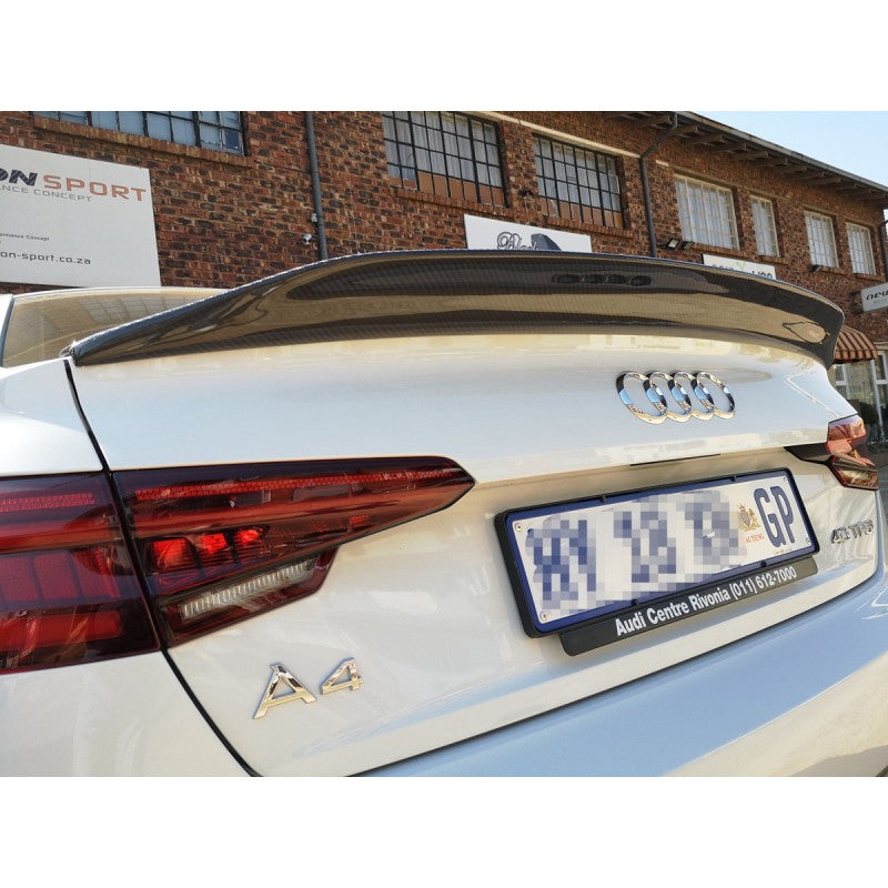 A4 B9 16-22 C style carbon fiber boot spoiler