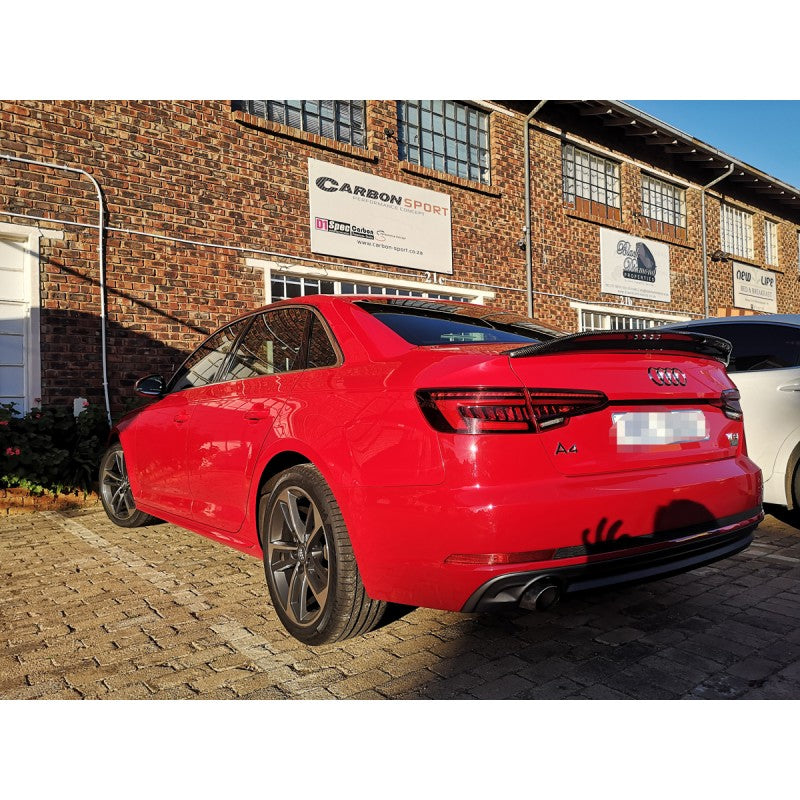 A4 B9 16-22 C style carbon fiber boot spoiler