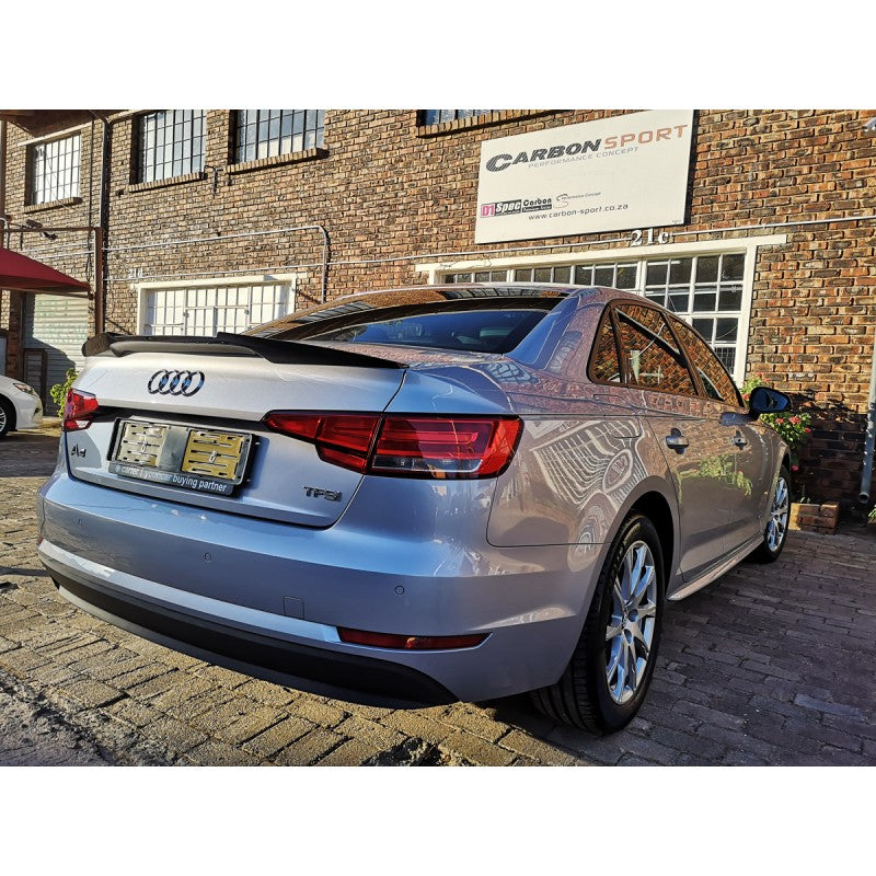 A4 B9 16-22 M4 style carbon fiber boot spoiler