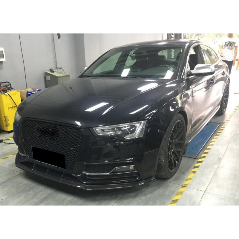 A5 B8.5 12-15 carbon fiber front lip