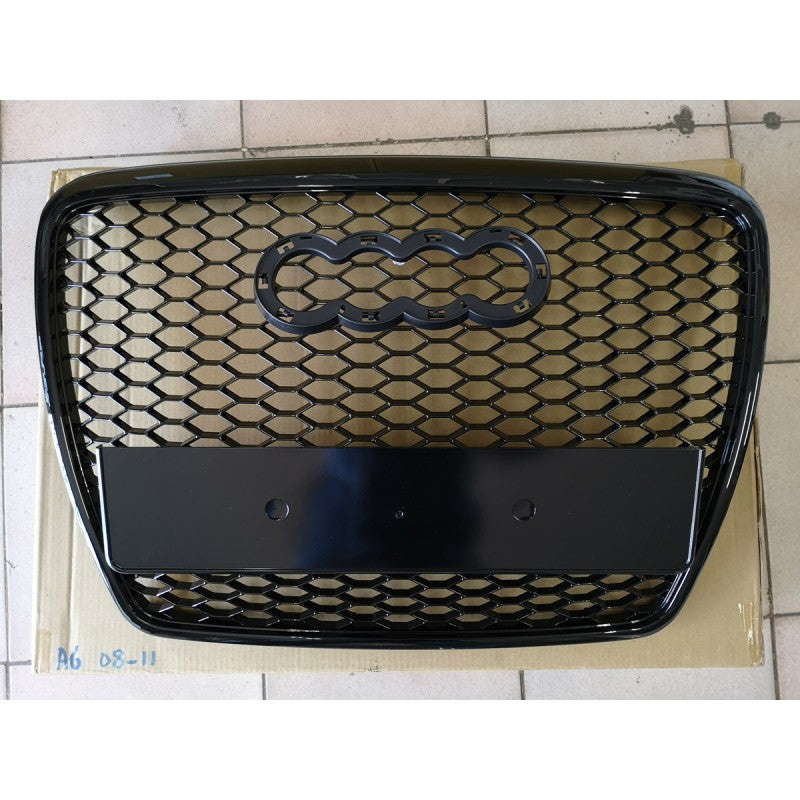 A6 08-11 RS style badgeless grille