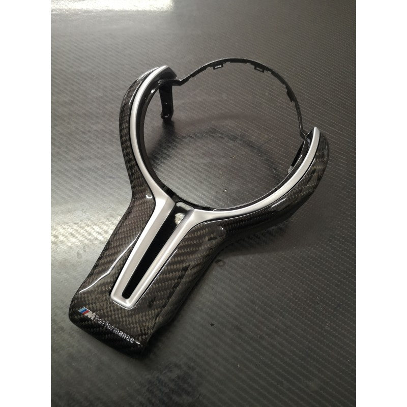 F-Series performance carbon fiber steering trim