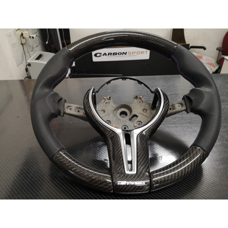 F-Series performance carbon fiber steering trim