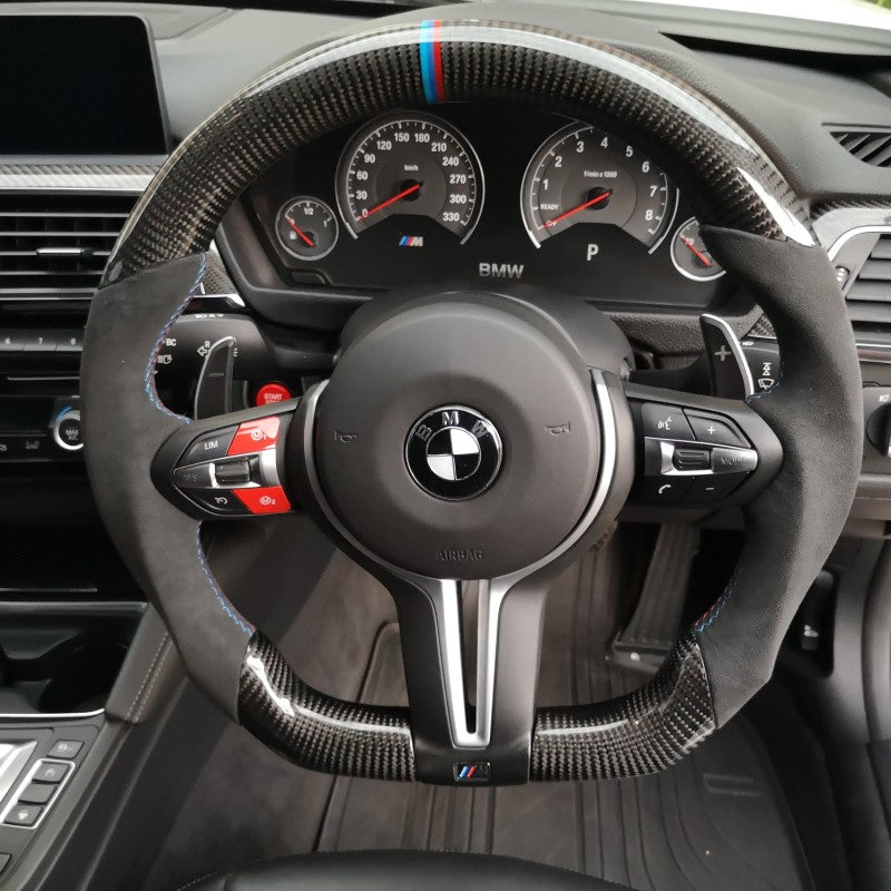F10 F12 E70 E71 F-Series OHC carbon fiber steering wheel