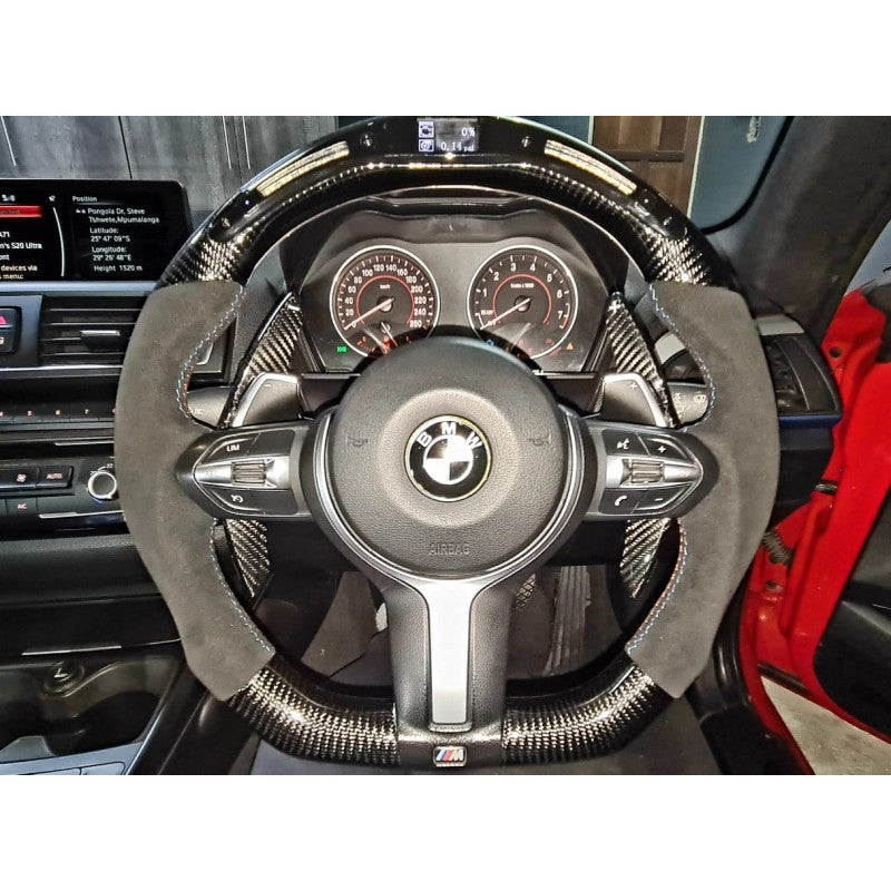 F20 F22 F30 F32 F87 F80 F82 F-Series OHC carbon fiber steering wheel w/LED display