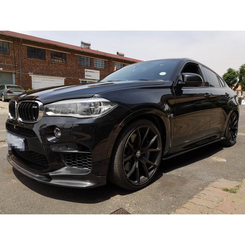 F85 F86 X5M X6M 3D style carbon fiber front lip