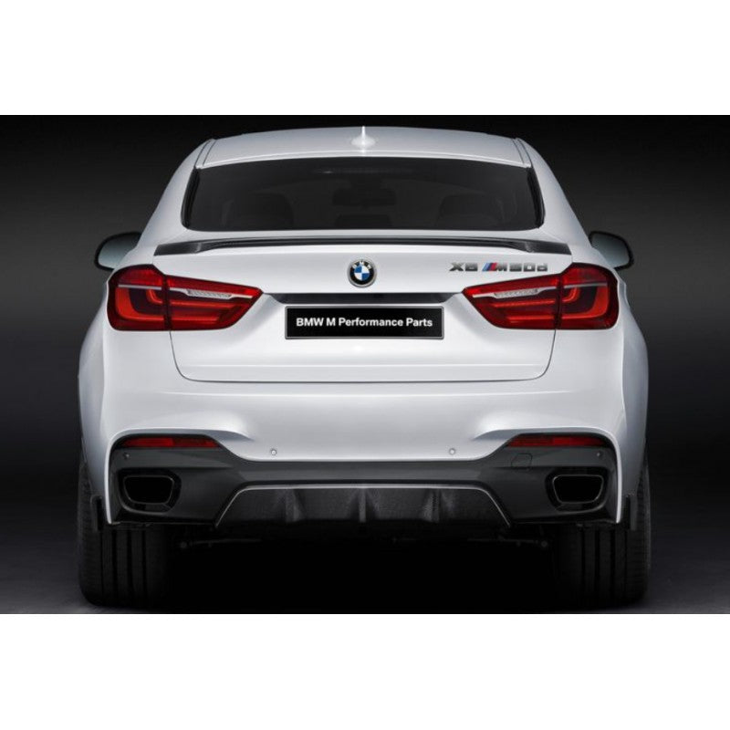 F16 X6 P style carbon fiber rear diffuser