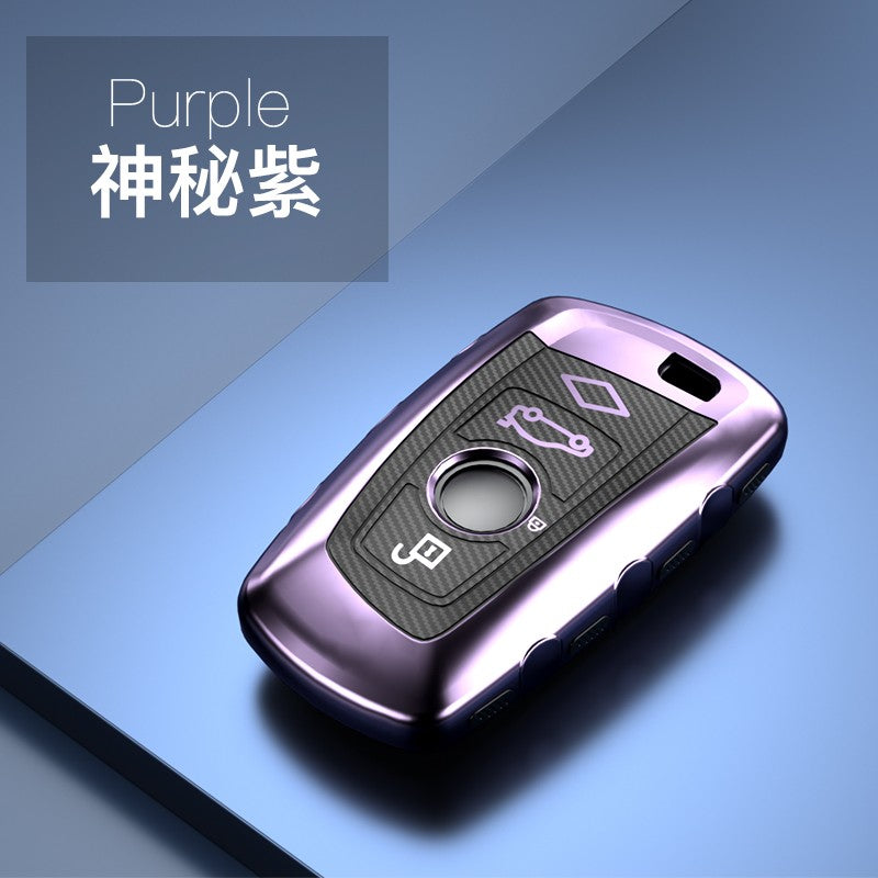 BMW TPU key cover (A) - Purple