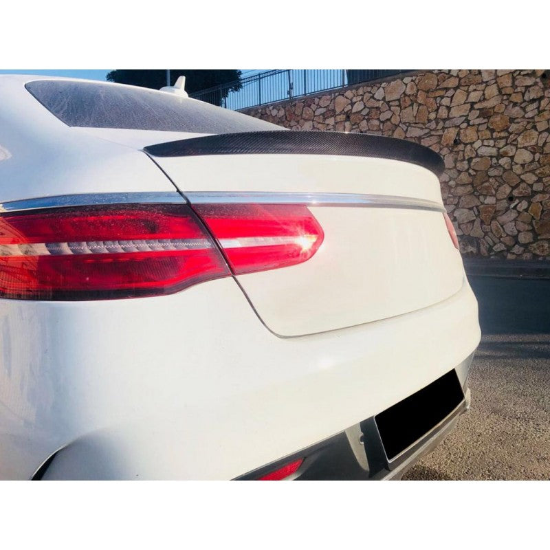 C292 GLE coupe carbon fiber boot spoiler