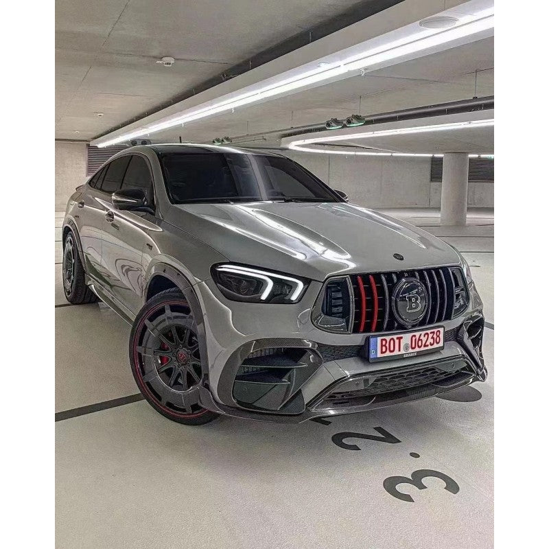 C292 GLE63 coupe B-style carbon fiber full bodykit