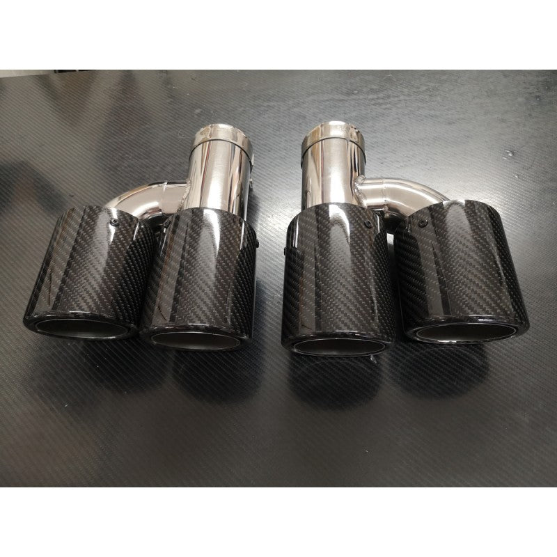 Carbon fiber quad pipe (U-type)