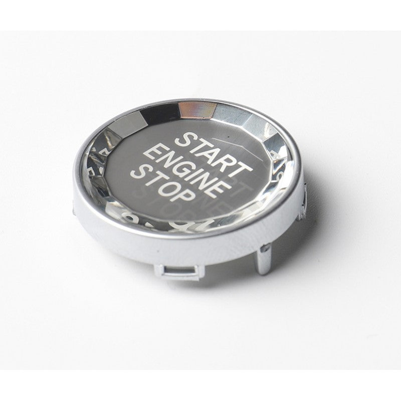 E-Series crystal start button (silver)