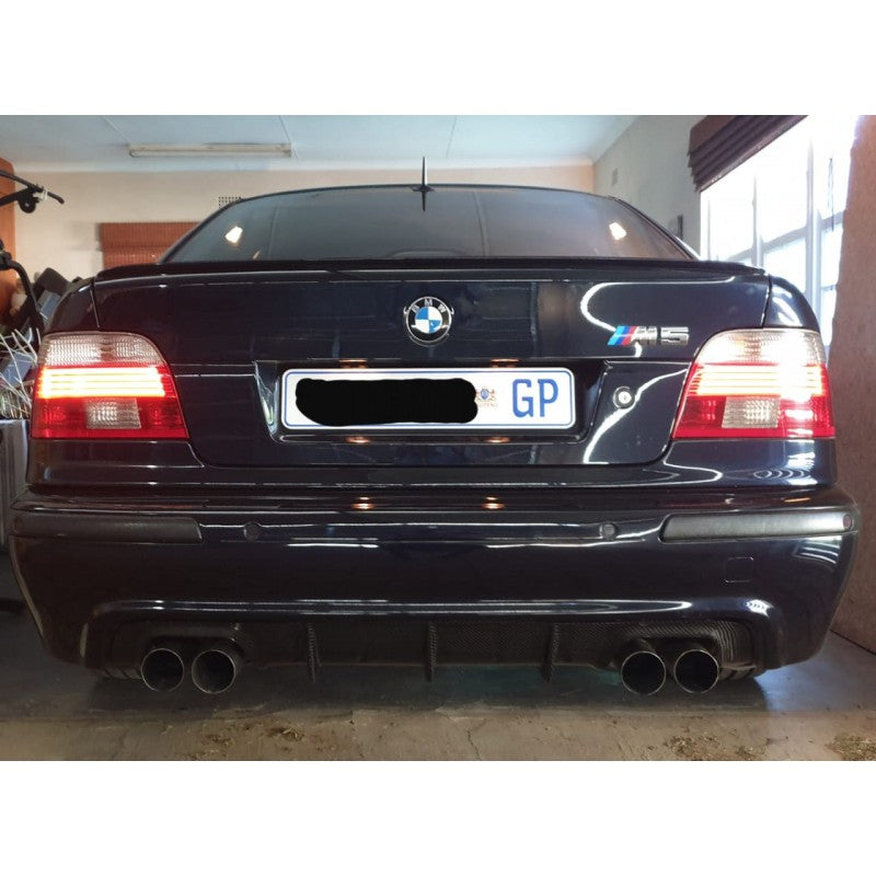 E39 M5 E-style carbon fiber rear diffuser