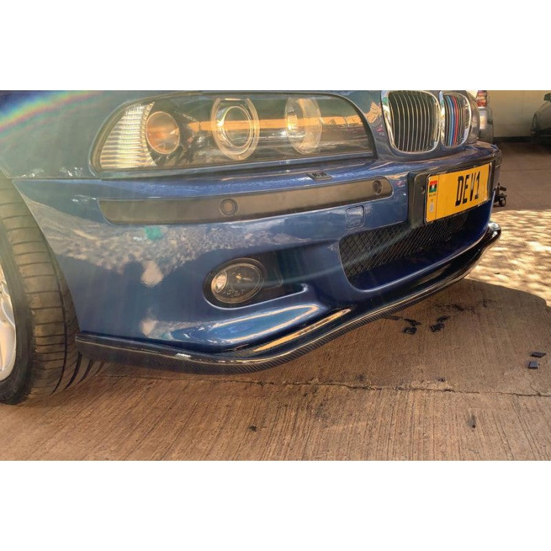E39 M5 H-style carbon fiber front lip