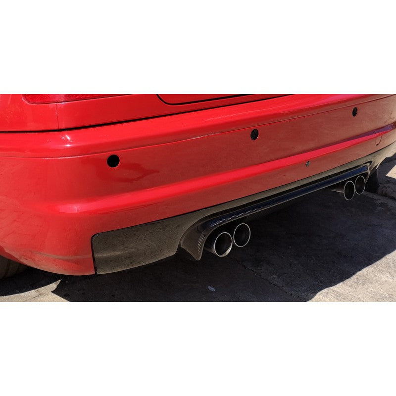 E46 M3 CSL style carbon fiber diffuser