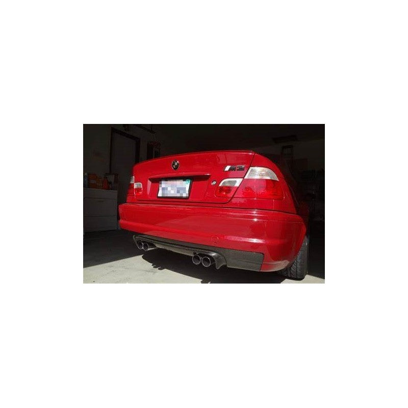 E46 M3 CSL style carbon fiber diffuser