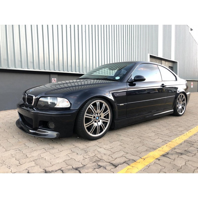 E46 M3 CSL style carbon fiber front lip