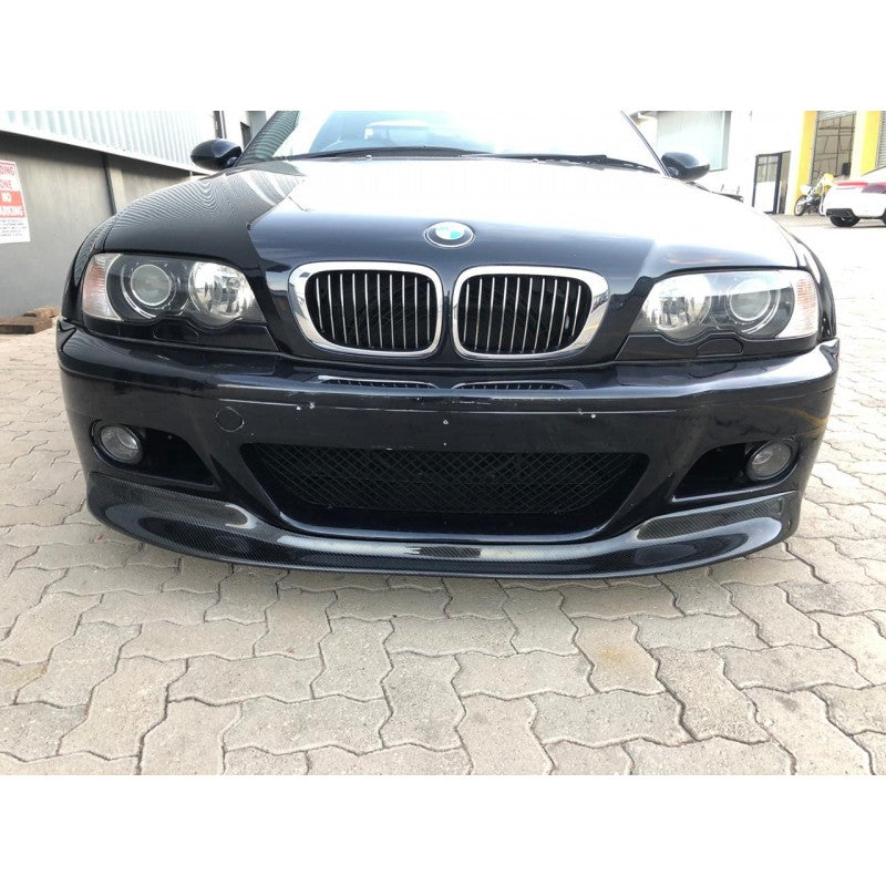 E46 M3 CSL style carbon fiber front lip