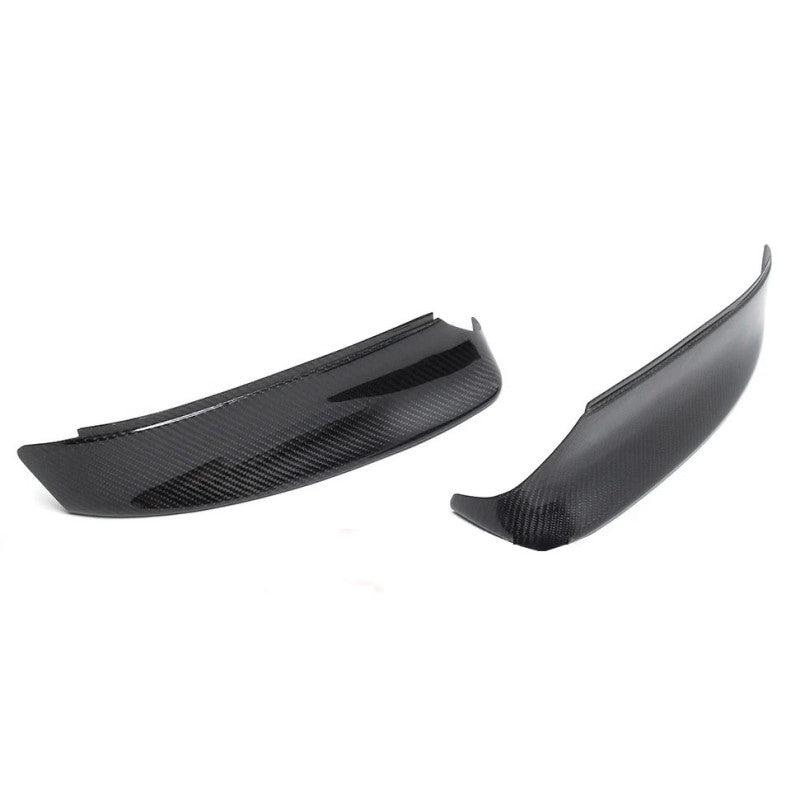 E46 M3 CSL style carbon front splitters for CSL bumper
