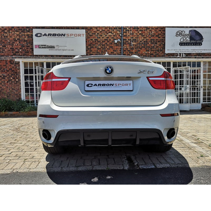 E71 X6 carbon fiber diffuser
