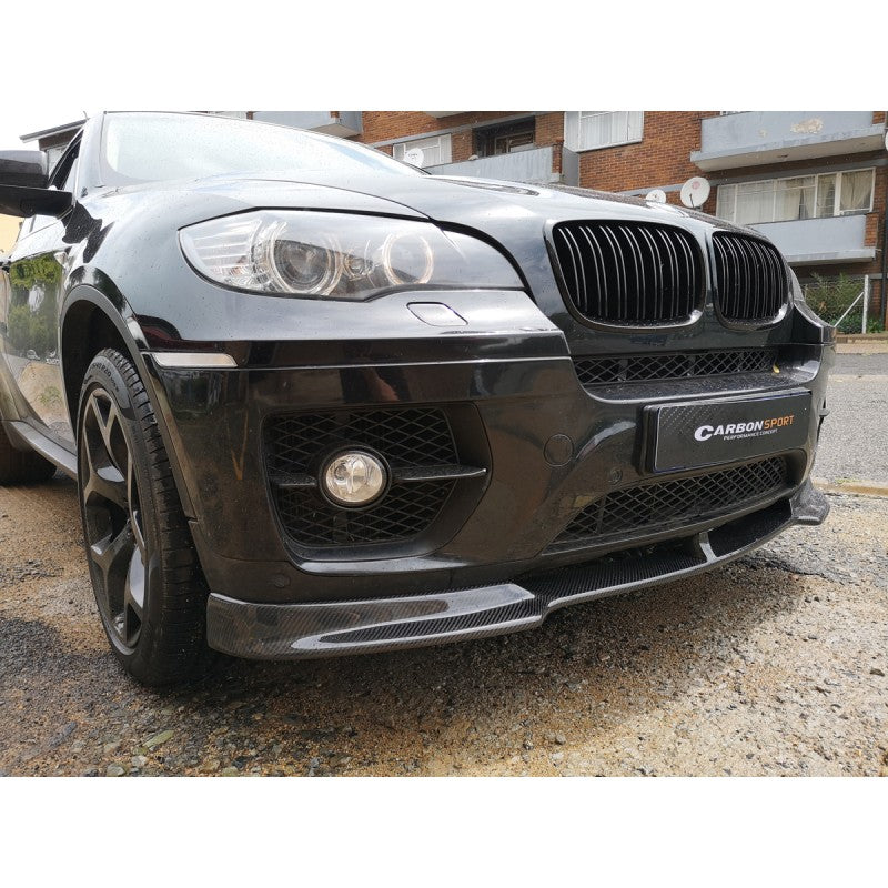 E71 X6 carbon fiber front lip
