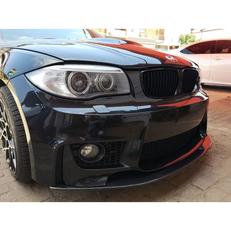 E82 1M DTM style carbon fiber front lip