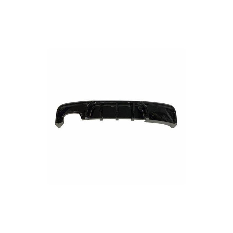 E82 Gloss black rear diffuser (aftermarket)