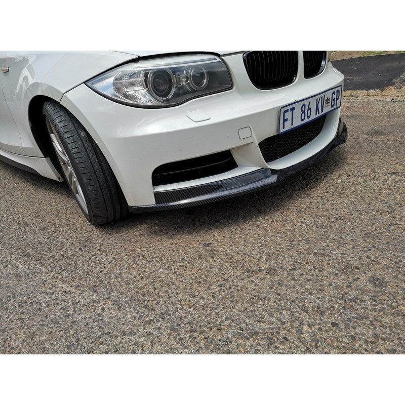 E82 Mtech V2-style carbon fiber front lip