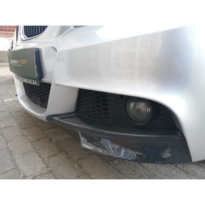 E90 09-11 LCI Mtech carbon fiber front splitter