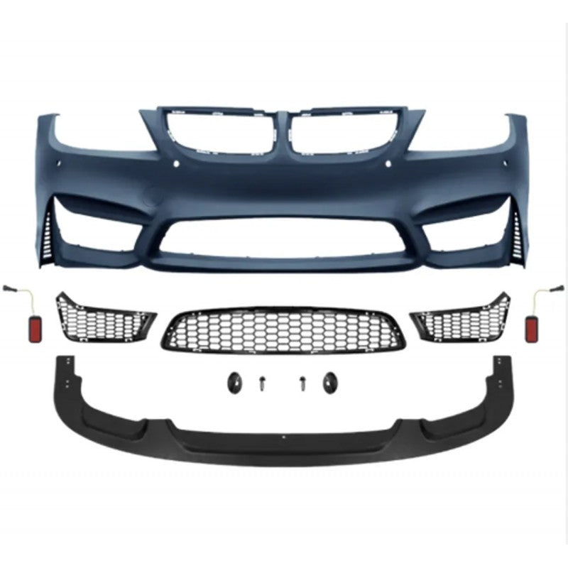 E90 LCI 09-11 M4 style front bumper w/front lip